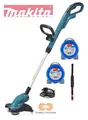 MAKITA DUR181Z 18V Akku Rasentrimmer +45m Faden ohne Akku/LG + 2. Kopf DUR181