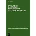 Poetarum Romanorum Veterum Reliquiae Kleine Texte für Vorlesungen und Übungen 69