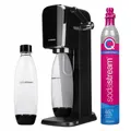 NEU Sodastream Wassersprudler Art Schwarz mit Flasche 1L Zylinder 60L Set