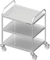 Servierwagen mit drei Böden, 900x600x950 mm, verschweißt