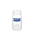 Pure Encapsulations - Zink Complex - 3-fach Zink zum Immunsystem Stärken - Unterstützung normaler Sehkraft und Haut, Haare & Nägel - Hohe Bioverfügbarkeit - 60 vegane Kapseln