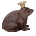 Esschert Design Froschkönig Deko-Figur 20,5 x 17,5 x 19,7 cm