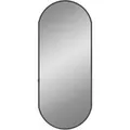 vidaXL Wandspiegel Schwarz 60x25 cm Oval 348204