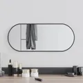 SMARTGROUPSTORE BD - BD Wandspiegel, oval, Schwarz, 60 x 25 cm