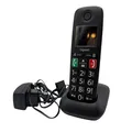Gigaset Festnetz Telefon E290HX Kabellos + Ladeschale Schwarz - B-Ware