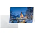 SIGEL 25 Weihnachtskarten Bavarian Christmas DIN A6