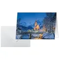 25 SIGEL Weihnachtskarten Bavarian Christmas DIN A6