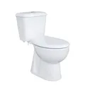 Stand WC Komplettset mit Spülkasten Softclose Sitz Bodenabgang senkrecht weiß