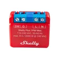 Shelly Plus 1PM Mini | Wlan & Bluetooth intelligentes Relais, 1 Kanal 8A, mit Leistungsmessung | Hausautomation | Kompatibel mit Alexa & Google Home | iOS Android App | Kein Hub nötig