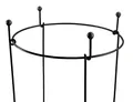 Hirsch Terracotta Staudenhalter OttO Kugel Höhe 90 cm Ø 60 cm Made in EU flexibel, stabil, erweiterbar, Form Rund, Metall Vollmaterial