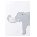 Räder Tierische Babykarte. Geburt "Elefant"