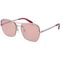 Roségoldene Metallsonnenbrille