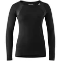 Gonso Funktionsshirt Base Shirt Longsleeve Therm W Damen Unterhemd langarm, Radunterhemd schwarz 44 EU