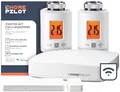 HOMEPILOT Heizung Smart-Home Starter-Set - 2X Heizkörper-Thermostat, 1x Fensterkontakt + Gateway Premium, Zentrale inkl. App & Sprachsteuerung (Google & Alexa kompatibel)