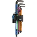 Wera Schraubendreher WERA 5022210001 Sechskantwinkelschraubendrehersatz 950 SPKL/9 SM HF 9-