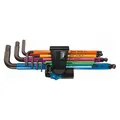 Wera Winkelschlüsselsatz Multicolour 9-tlg. BlackLaser