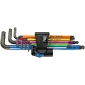 Wera 950/9 Hex-Plus Multicolour HF 1 Winkelschlüsselsatz Haltefunktion, 9-teilig