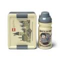 Room Copenhagen LEGO LUNCH SET - Harry Potter Hogwarts Design, 390 ml Flasche & Brotdose für Kinder & Erwachsene, Spülmaschinenfest, Fun & Functional, Beige & Grau