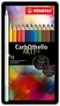 Pastellkreidestift - STABILO CarbOthello - ARTY+ - 12er Metalletui - (US IMPORT)
