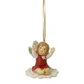 Goebel Engelfigur Mein erster Tag als Schutzengel - Bordeaux Himmelsboten Weihnachten