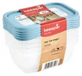 keeeper Gefrierdosen-Set Mia "Magic Ice", 5x 0,5 Liter (15,5 x 10,5 x 6 cm)
