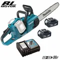 Makita DUC 353 Set + 2 x 18V 5Ah Akku Ladegerät Kettensäge Akku-Säge Fachhändler