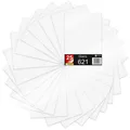 25er Set DIN A4 Bögen Weiß 30x21cm ORACAL 621 Glanz Folie Auto Plotter