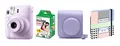 Fuji Instax Mini 12 Lilac Purple Lila inkl Tasche + Film 20 Aufnahmen + Album