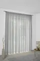 Wirth Vorhang Sunday (1 St), Kräuselband, halbtransparent, Jacquard, nach Maß