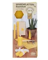 Stumpenkerzen Wabenplatten Bienenwachs Bastelset mit Docht, 4er-Pack