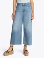 Weite Jeans "Wide Leg High Waist", mit Logo-Badge, in blauer Waschung, Gr. 30 - N-Gr, Sia N-Gr