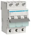 Hager Leitungsschutzschalter MBS316 3polig 16A B-Char 6kA QuickConnect weiß