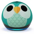Amazon Echo Dot 5 Eulen Design - Grün