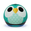 Echo Dot Kids (Neueste Generation) | Smarter WLAN- und Bluetooth-Lautsprecher | 1 Jahr Amazon Kids+ inklusive | Eulen-Design, mit Alexa+ Early Access