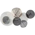 Wandobjekt Rhodium Metall 40 Cm Bunt