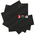 (20,47€/m²) DIN A4 Bögen 10er Set Schwarz Glanz 29,7x21cm ORACAL 751C Folie Auto
