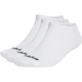 Adidas Thin Linear Low-Cut Socken 3er-Pack - weiß