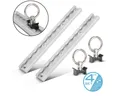STAHLWERK Spanngurt Zurrschienen Set LRS-30 ST mit Zurrösen 30 cm (Packung, 2-St., Set) mit integrierten Bohrlöchern