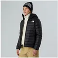 The North Face Daunenjacke W CLASSIC DOWN HOODED JACKET mit 700er-Daunenfüllung, sportlicher Stil, mit verstellbarer Kapuze schwarz S (36/38)