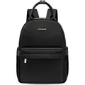 LOVEVOOK Kleiner Rucksack Damen - Tagesrucksack Mini Backpack Wasserdicht 11 zoll Schwarz