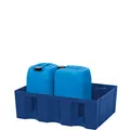 kaiserkraft | PE-Auffangwanne für 60-Liter-Fässer | Auffangvolumen 60 l | Boden- / Paletten-Wanne | ohne Gitterrost