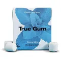 True-Gum Kaugummis Strong Mint, zuckerfrei, Schachtel mit 16 Dragees