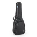 GEWA Gitarren Gig Bag Economy 12mm für Konzertgitarre 4/4, schwarz (reißfest und wassergeschützt, 12mm Polsterung, Luxus Rucksackgurte, großes Zubehörfach) 212100