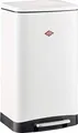 Wesco 385 731-74 Towerkick Abfalleimer, Metall, weiß matt