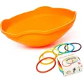 Gonge Koordinationsset, 7-tlg. Mini Top Spielkreisel, Activity Rings