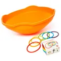 Gonge Koordinationsset, 7-tlg. Mini Top Spielkreisel, Activity Rings