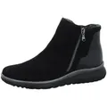 Semler Lena Damenschuhe Stiefel Reißverschluss Schwarz Freizeit, Schuhgröße:EUR 38 | UK 5 - Schwarz - 38
