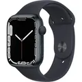 Apple Watch 7 45mm Alu schwarz/Sport schwarz - Schwarz