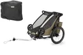 Thule Chariot Cross 1er Single Multisport Fahrradanhänger Anhänger Faded Khak...