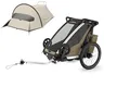 Thule Chariot Cross 1er Single Multisport Fahrradanhänger Anhänger Faded Khak...